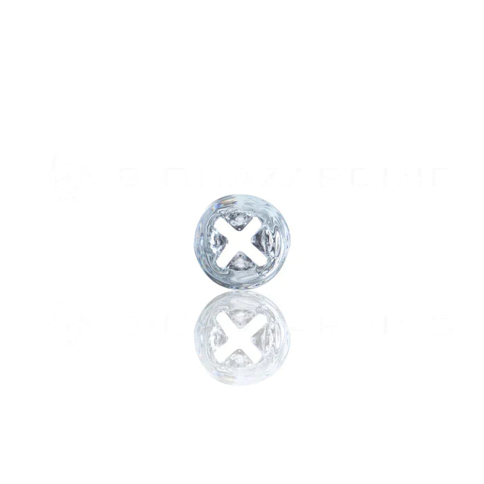 BIO Glass Stiletto Cross Top Medium Size Glass Tips 10mm - 66 Count